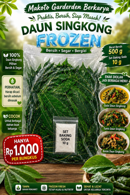 Daun Singkong + Baking Soda 500g